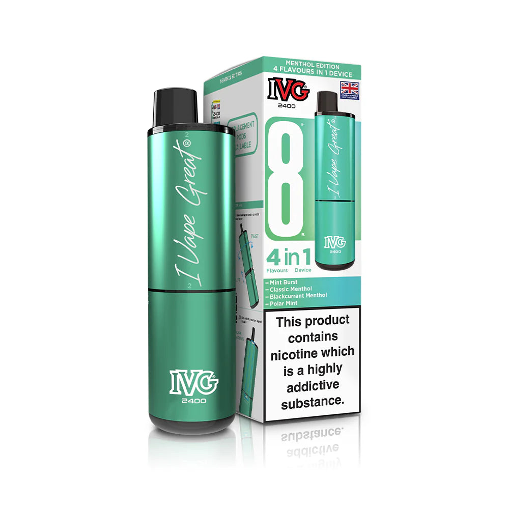 IVG 2400 4 in 1 Menthol edition