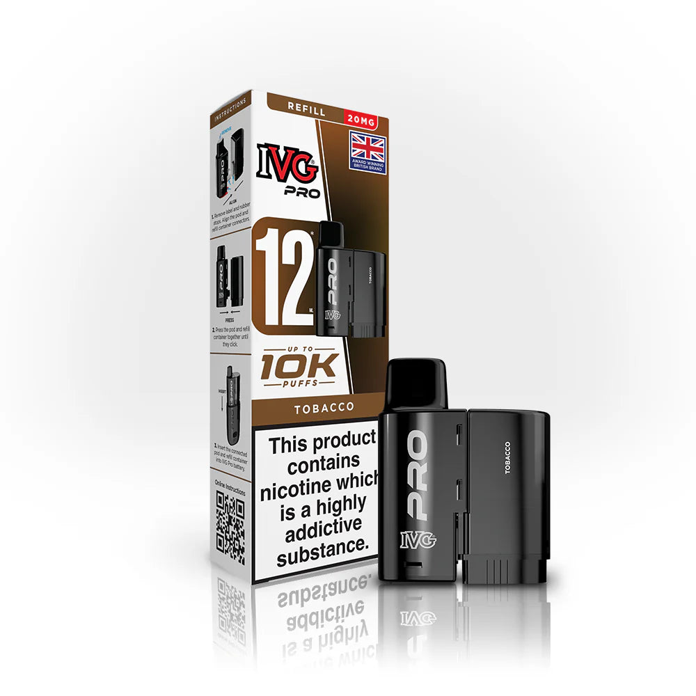 IVG PRO 12 pods Tobacco