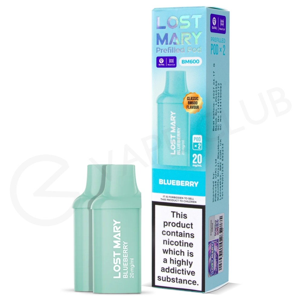 BM600 Refil PodsBlackberry Ice