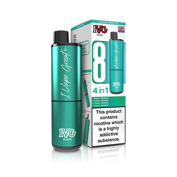 IVG 2400 Single Flavor Classic Menthol