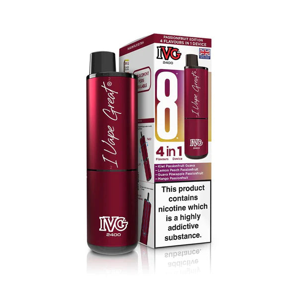 IVG 2400 4 in 1 Passionfruit edition