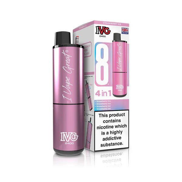 IVG 2400 Single Flavor Strawberry Ice