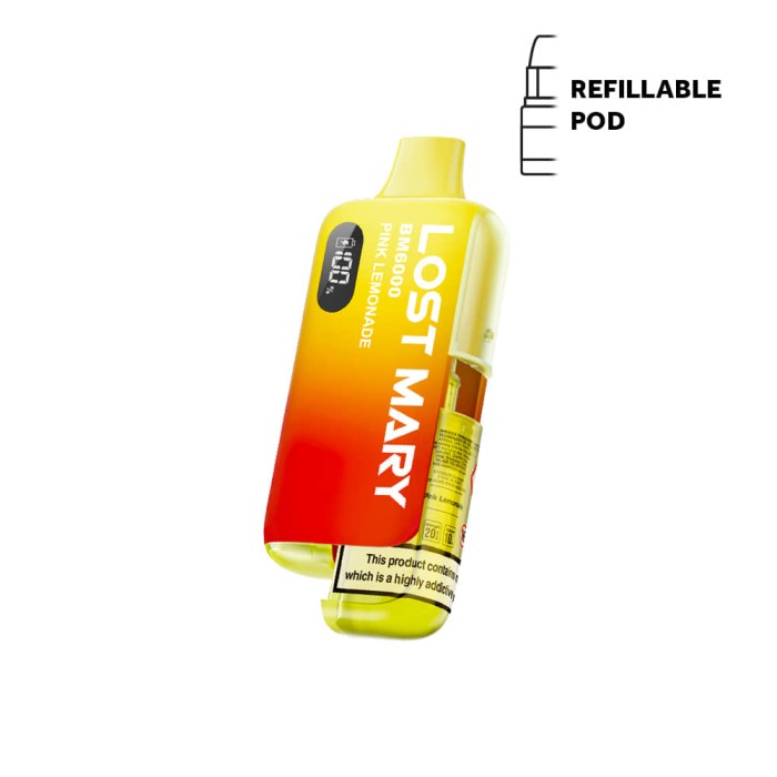 BM6K Prefilled Vape Pink Lemonade